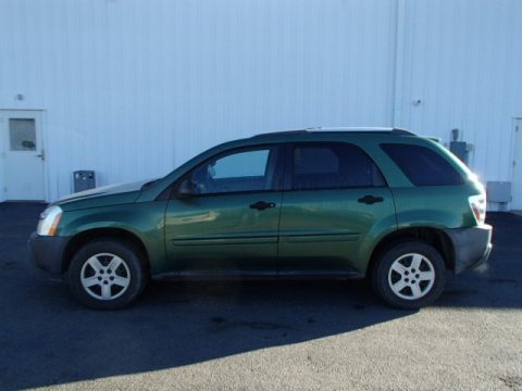 Meander Green Metallic Chevrolet Equinox LS AWD.  Click to enlarge.