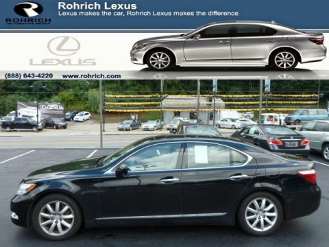 Obsidian Black Lexus LS 460.  Click to enlarge.