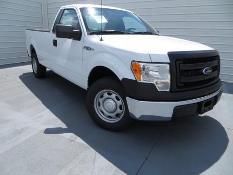 Oxford White Ford F150 XL Regular Cab.  Click to enlarge.