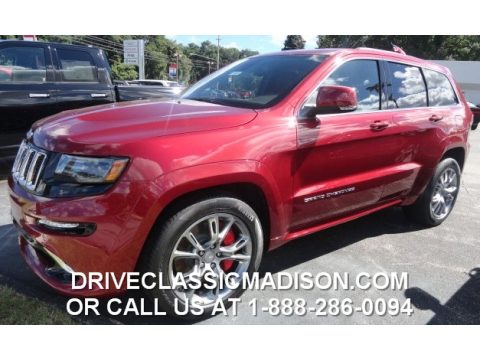 Deep Cherry Red Crystal Pearl Jeep Grand Cherokee SRT 4x4.  Click to enlarge.