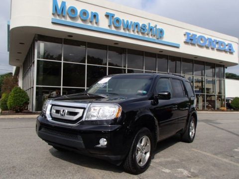 Crystal Black Pearl Honda Pilot EX 4WD.  Click to enlarge.