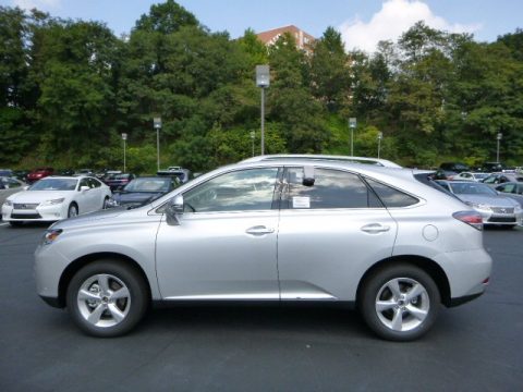 Silver Lining Metallic Lexus RX 350 AWD.  Click to enlarge.