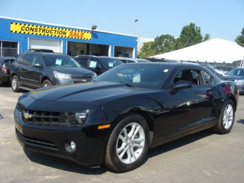 Black Chevrolet Camaro LT Coupe.  Click to enlarge.