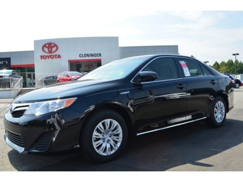 Attitude Black Metallic Toyota Camry Hybrid LE.  Click to enlarge.