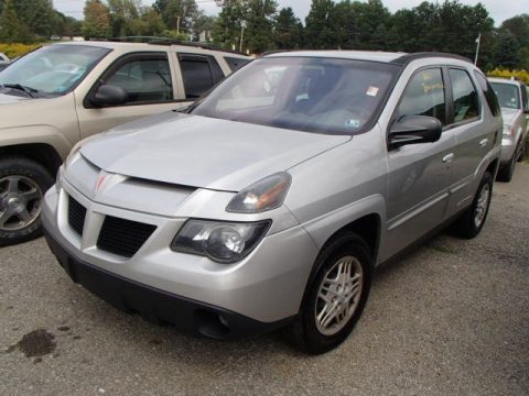 Liquid Silver Metallic Pontiac Aztek .  Click to enlarge.