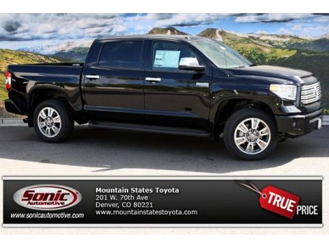 Attitude Black Metallic Toyota Tundra Platinum Crewmax 4x4.  Click to enlarge.