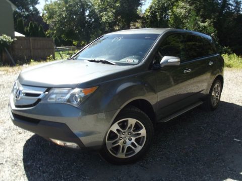 Sterling Gray Metallic Acura MDX Technology.  Click to enlarge.
