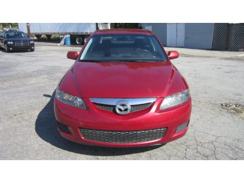 Dark Cherry Metallic Mazda MAZDA6 s Sedan.  Click to enlarge.