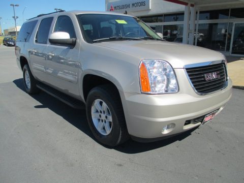 Gold Mist Metallic GMC Yukon XL 1500 SLT 4x4.  Click to enlarge.