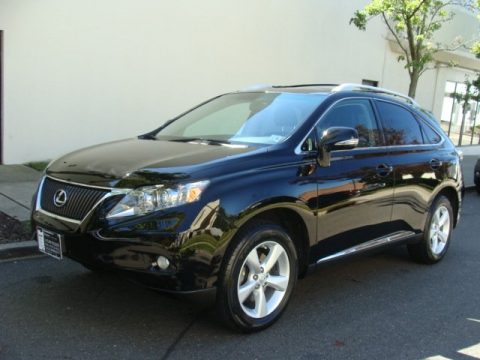 Obsidian Black Lexus RX 350 AWD.  Click to enlarge.