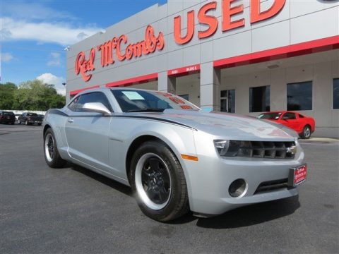 Silver Ice Metallic Chevrolet Camaro LS Coupe.  Click to enlarge.