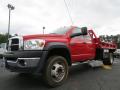 Front 3/4 View of 2008 Dodge Ram 4500 HD SLT Crew Cab 4x4 Dump Truck #2