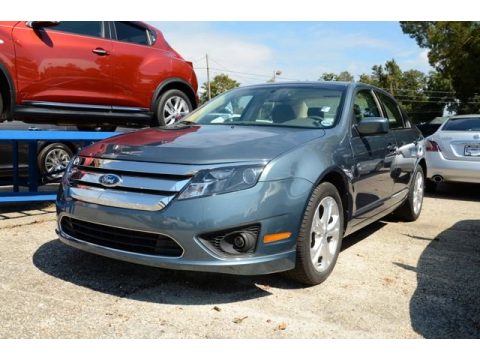 Steel Blue Metallic Ford Fusion SE.  Click to enlarge.
