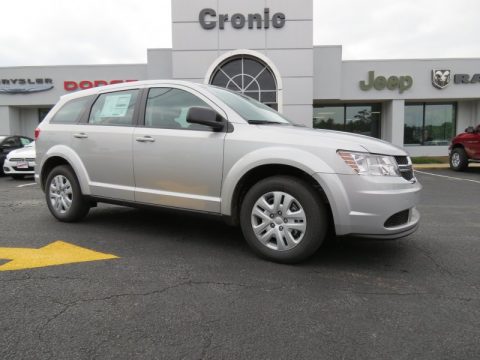 Bright Silver Metallic Dodge Journey SE.  Click to enlarge.