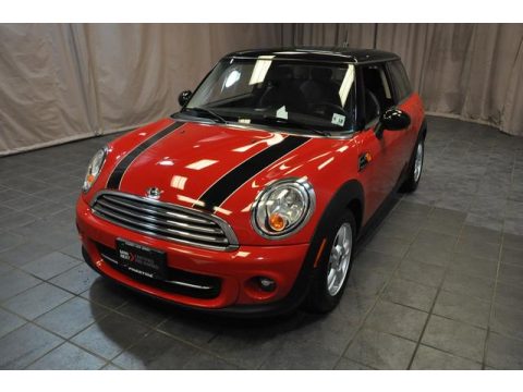 Chili Red Mini Cooper Hardtop.  Click to enlarge.