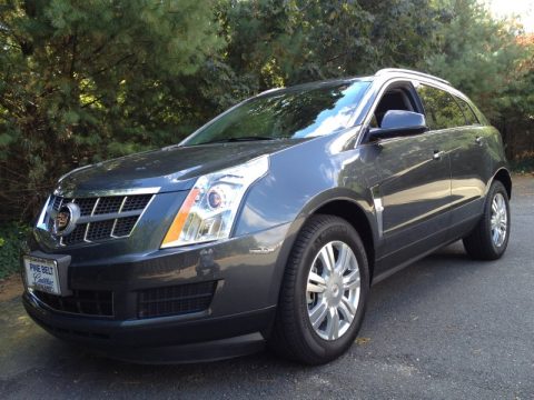 Gray Flannel Metallic Cadillac SRX Luxury AWD.  Click to enlarge.