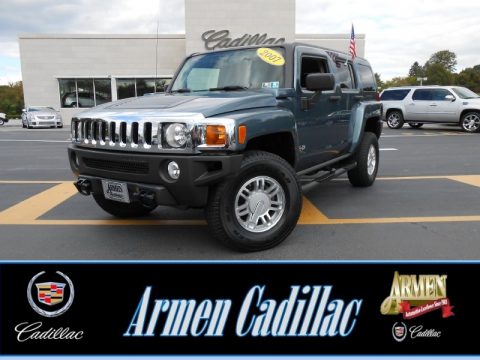 Slate Blue Metallic Hummer H3 X.  Click to enlarge.