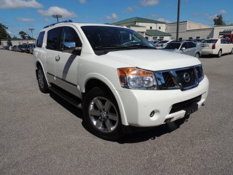 Blizzard White Nissan Armada Platinum. Click to enlarge. Blizzard White Nissan Armada Platinum. Click to enlarge.