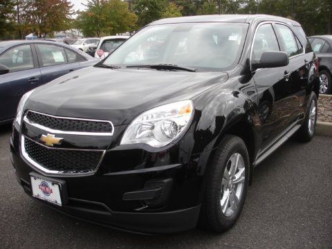 Black Chevrolet Equinox LS.  Click to enlarge.