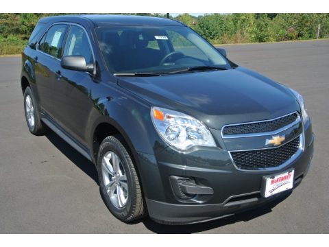 Ashen Gray Metallic Chevrolet Equinox LS.  Click to enlarge.