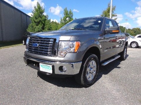 Sterling Grey Metallic Ford F150 FX4 SuperCab 4x4.  Click to enlarge.
