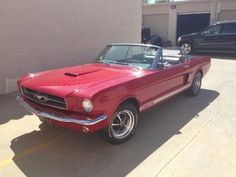 Candyapple Red Ford Mustang Convertible.  Click to enlarge.