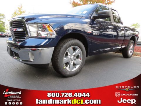 True Blue Pearl Coat Ram 1500 Big Horn Quad Cab.  Click to enlarge.