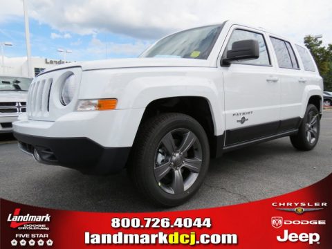 Bright White Jeep Patriot Freedom Edition.  Click to enlarge.