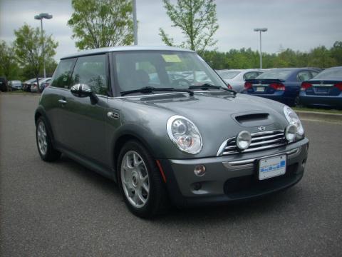 Dark Silver Metallic Mini Cooper S Hardtop.  Click to enlarge.