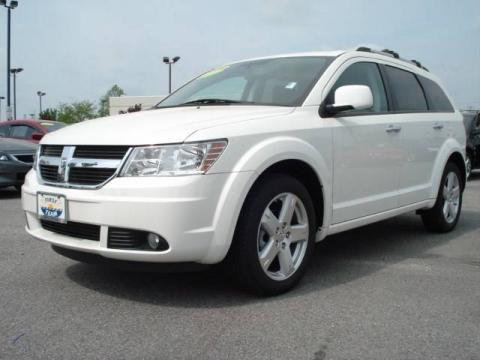 Stone White Dodge Journey R/T AWD.  Click to enlarge.