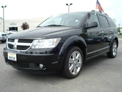 Brilliant Black Crystal Pearl Dodge Journey R/T AWD.  Click to enlarge.