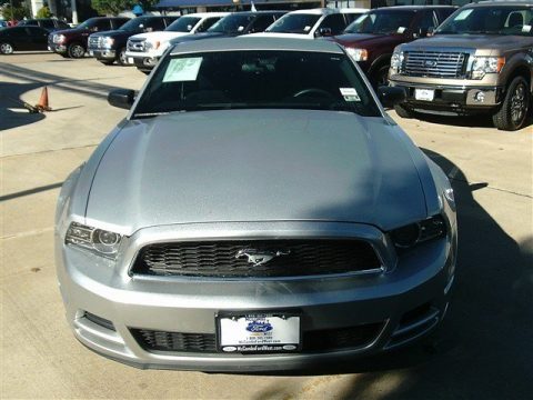 Ingot Silver Metallic Ford Mustang V6 Coupe.  Click to enlarge.