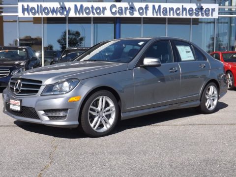 Palladium Silver Metallic Mercedes-Benz C 300 4Matic Sport.  Click to enlarge.