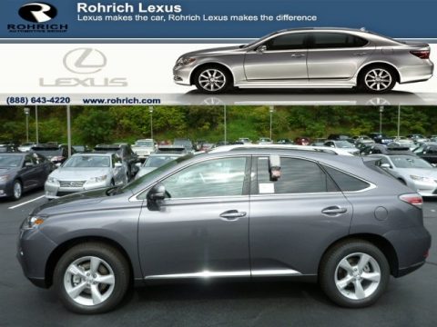 Nebula Gray Pearl Lexus RX 350 AWD.  Click to enlarge.