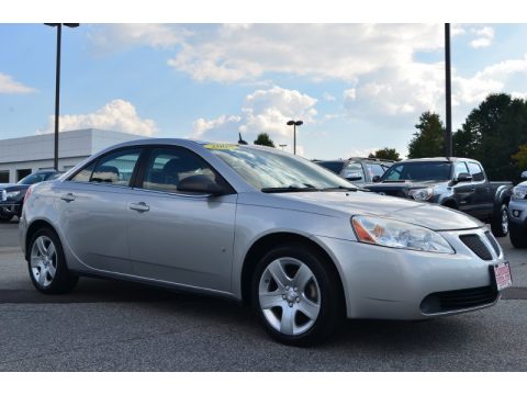 Liquid Silver Metallic Pontiac G6 Sedan.  Click to enlarge.