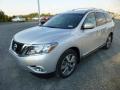 Front 3/4 View of 2014 Nissan Pathfinder Platinum AWD #3