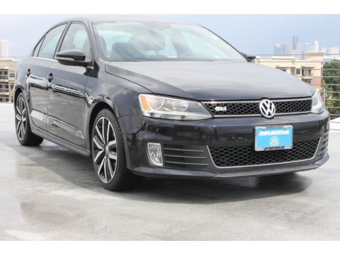 Black Volkswagen Jetta GLI Autobahn.  Click to enlarge.