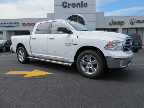 Bright White Ram 1500 Big Horn Crew Cab.  Click to enlarge.