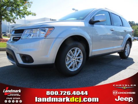 Bright Silver Metallic Dodge Journey SXT AWD.  Click to enlarge.