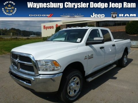 Bright White Ram 3500 Tradesman Crew Cab 4x4.  Click to enlarge.