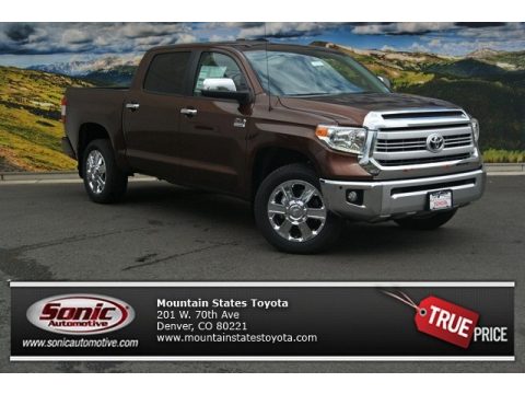 Sunset Bronze Mica Toyota Tundra 1794 Edition Crewmax 4x4.  Click to enlarge.