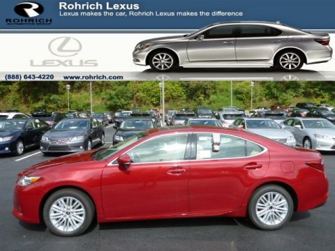 Matador Red Mica Lexus ES 350.  Click to enlarge.