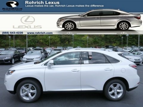 Starfire White Pearl Lexus RX 350 AWD.  Click to enlarge.