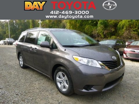 Predawn Gray Mica Toyota Sienna LE.  Click to enlarge.