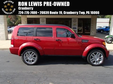 Inferno Red Crystal Pearl Dodge Nitro Heat 4.0 4x4.  Click to enlarge.