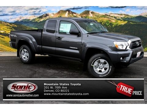 Magnetic Gray Metallic Toyota Tacoma V6 TRD Access Cab 4x4.  Click to enlarge.