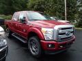 Front 3/4 View of 2014 Ford F350 Super Duty Platinum Crew Cab 4x4 #3