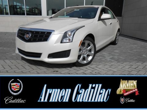 White Diamond Tricoat Cadillac ATS 2.5L.  Click to enlarge.