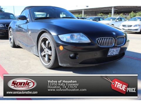 Black Sapphire Metallic BMW Z4 3.0i Roadster. Click to enlarge. Black Sapphire Metallic BMW Z4 3.0i Roadster. Click to enlarge.