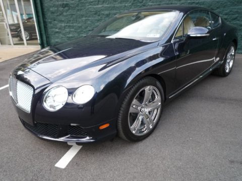 Dark Sapphire Bentley Continental GT .  Click to enlarge.